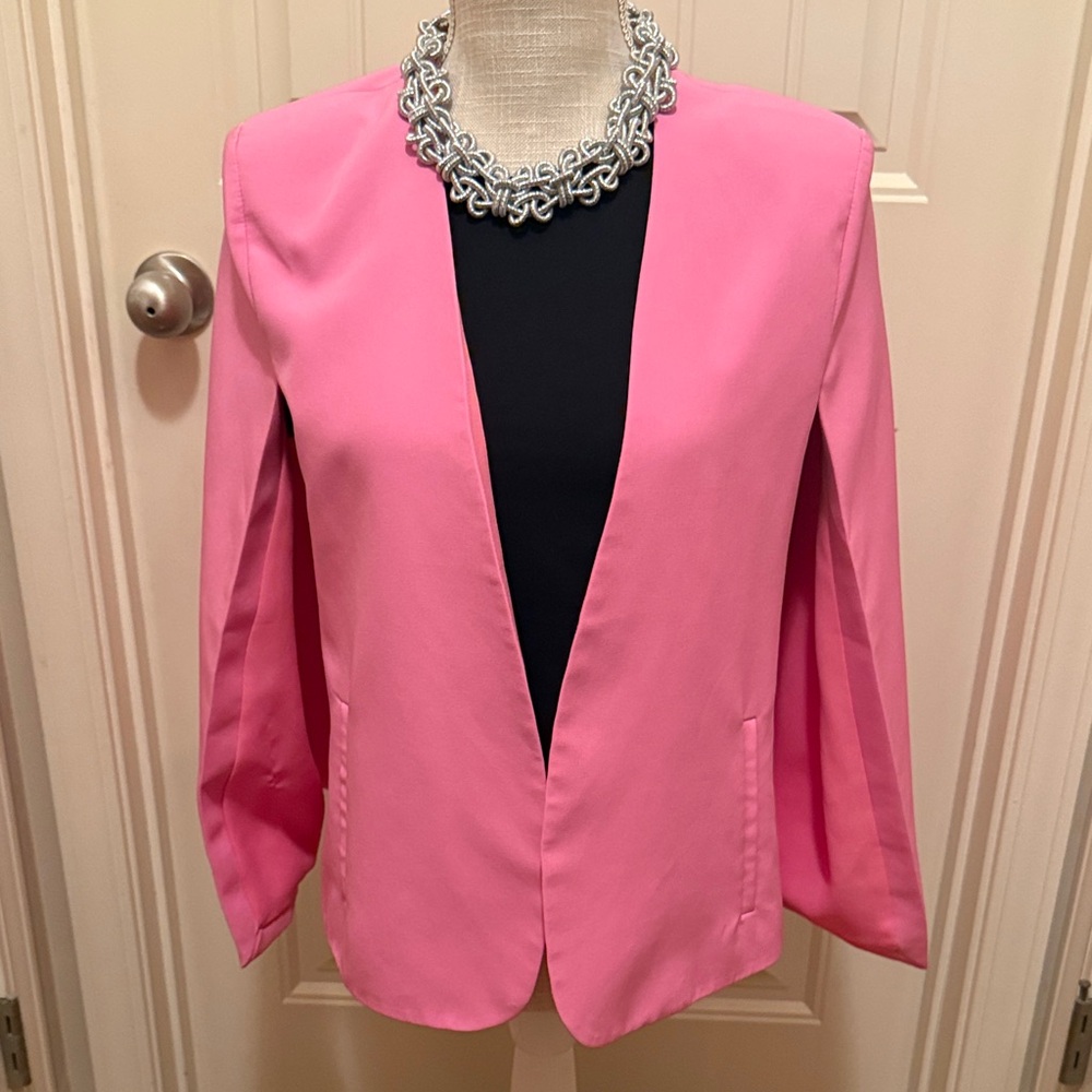 Ovi Pink Cape Blazer